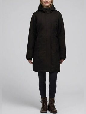 Stormpack Sunice Black Hooded Winter Coat Size Medium NWOT